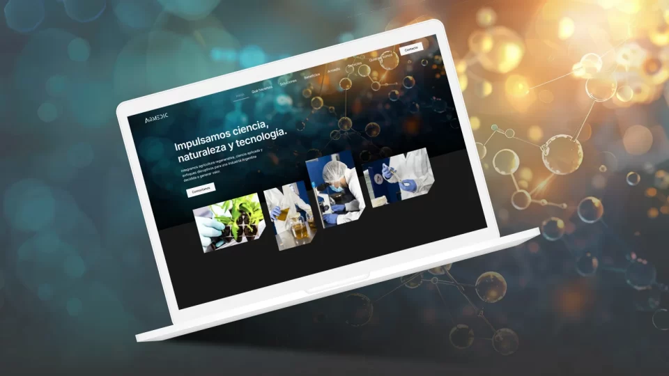 Diseño de landing page par Armedic, PyME científica